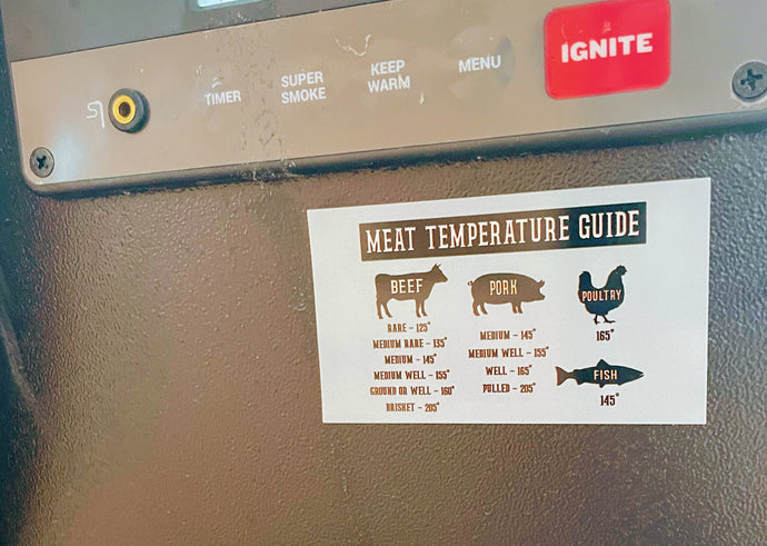 Meat Temperature Magnet
